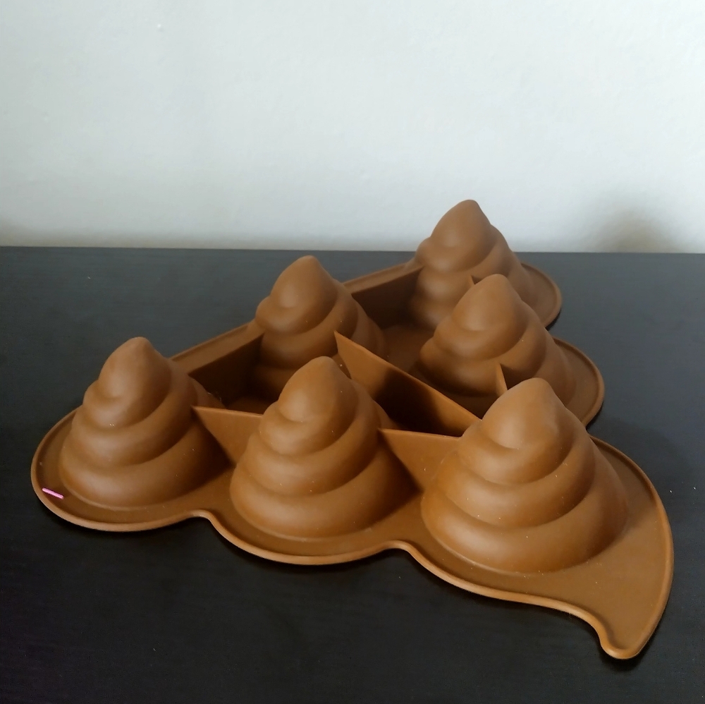 Silicone Emoji Poop Mold For Cupcakes Or Candy
